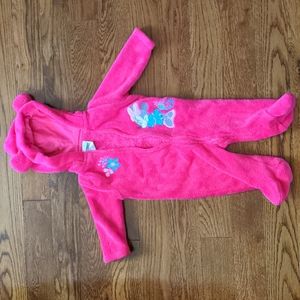 Disney Baby Minnie Mouse Fleece Snowsuit - Size 6/9 months